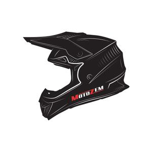 MotoZem Cross-klistermærke