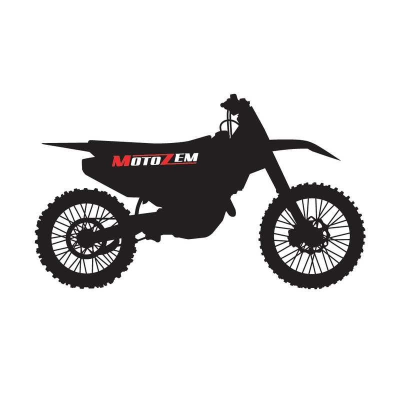 MotoZem Cross Bike-klistermærke