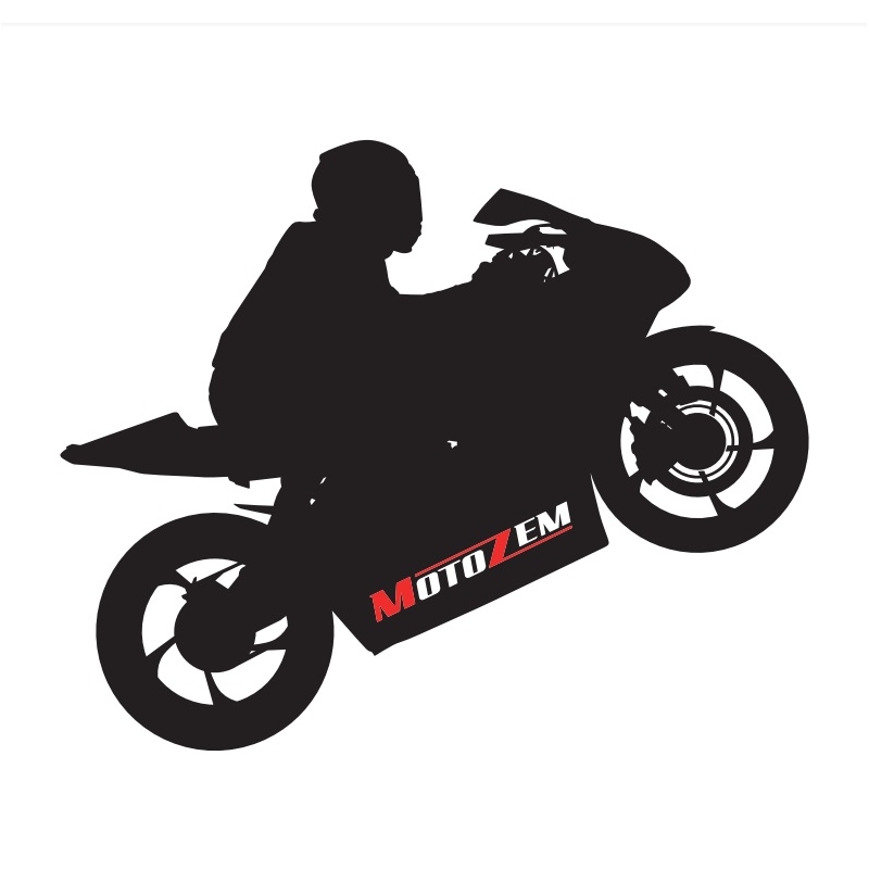 MotoZem Sport Bike-klistermærke
