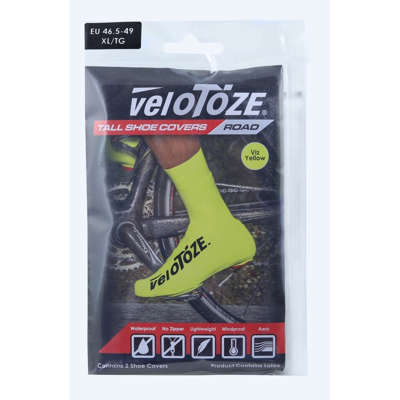 Velotoze Road-cykelshorts overtræk gul
