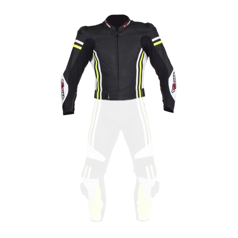 Pánská bunda Tschul 555 černo-bílo-fluo žlutá výprodej