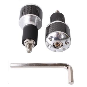 R-TECH endestykker til styr i sølv