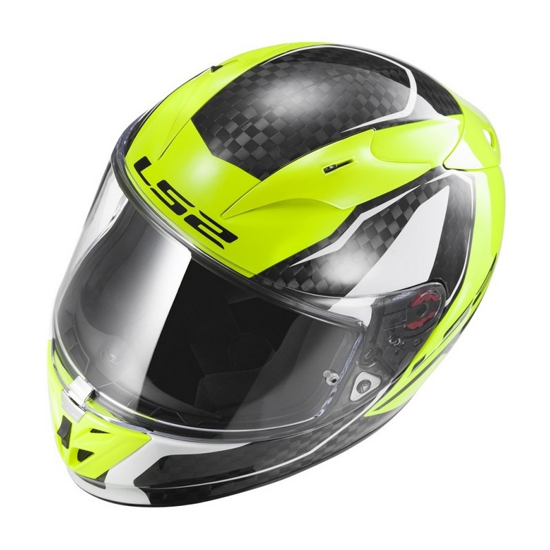 Přilba na motorku LS2 FF323 ARROW C FURY CARBON žlutá výprodej