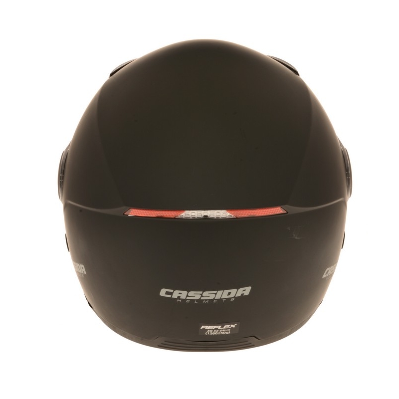 Cassida Reflex åben motorcykelhjelm sort mat