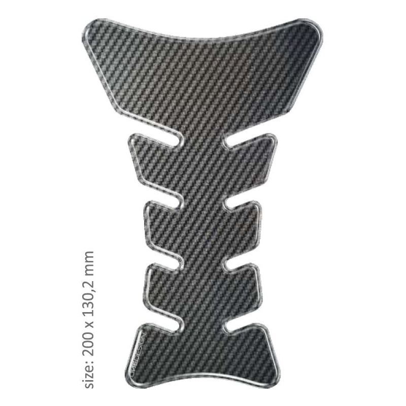 Dæksel til brændstoftank Print - Tiger carbon