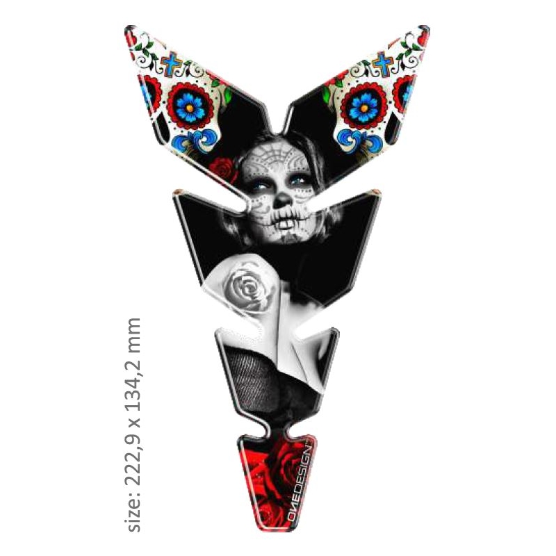 Cover til brændstoftank Print - MOON Slim Mexican Tatoo 2