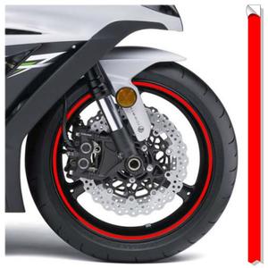 Reflekterende fælgbånd Print fluo rød