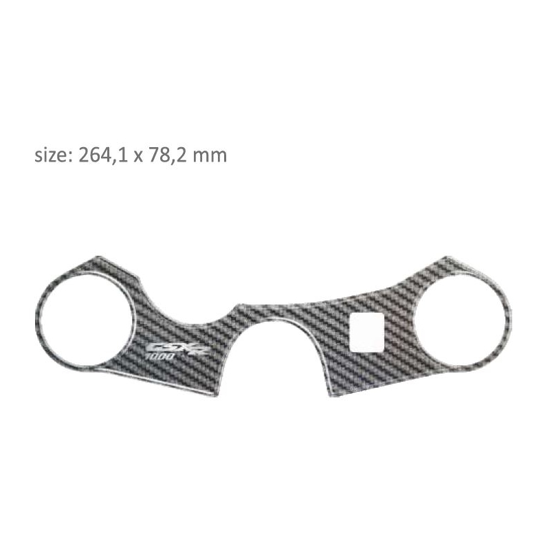Print af kulstofbrillebelægning - Suzuki GSXR 1000 (07-08)