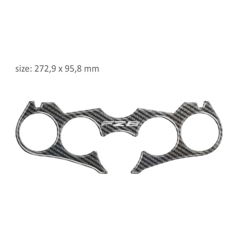 Carbonový polep brýlí Print - Yamaha FZ8 (10-14)