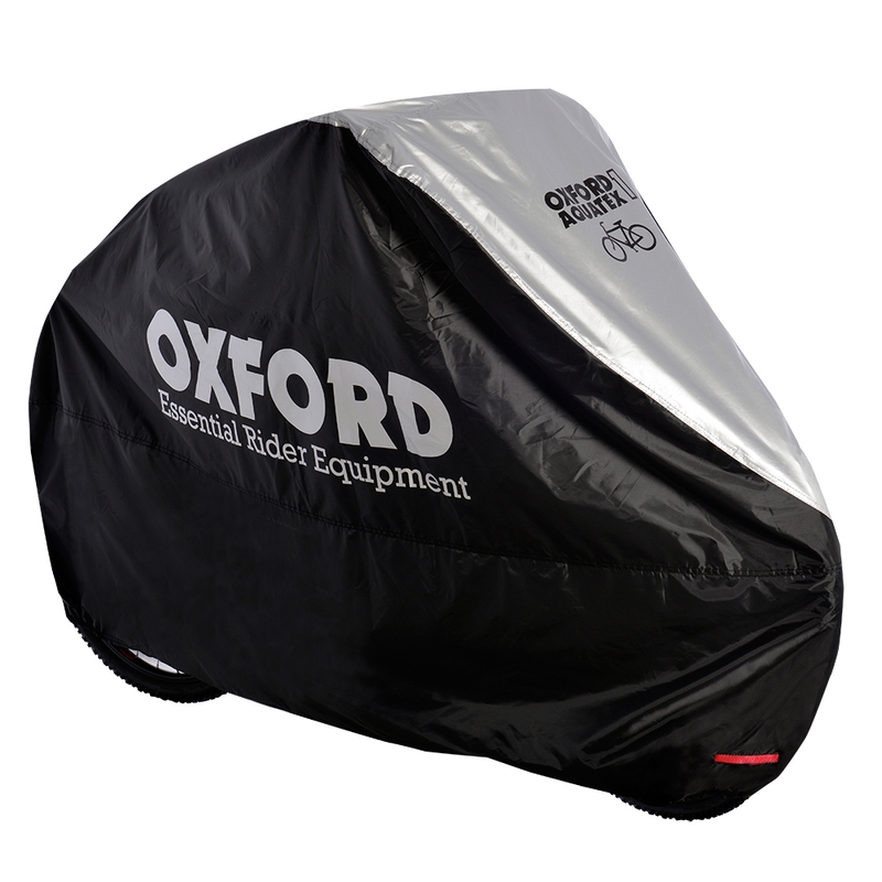 Oxford Aquatex cykelpresenning sort-sølv