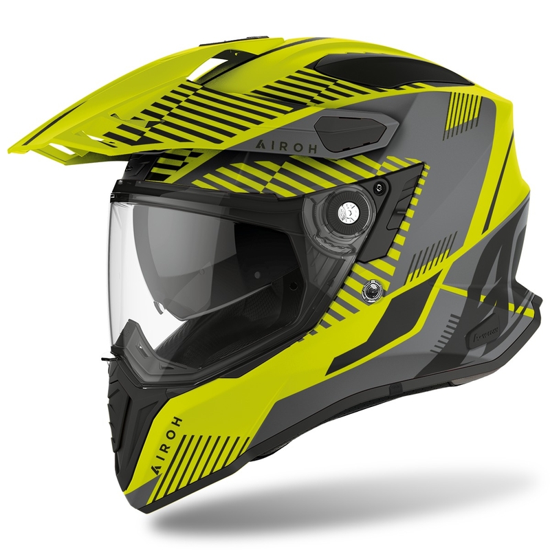 Enduro přilba Airoh Commander Boost 2022 žlutá matná výprodej