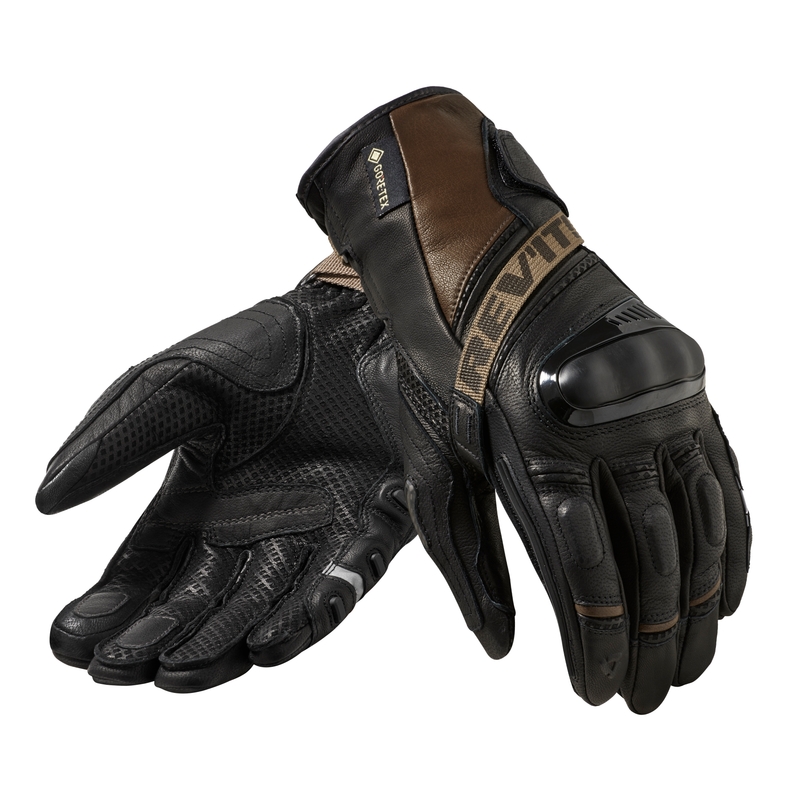 Revit Dominator 3 GTX motorcykelhandsker sort-brune