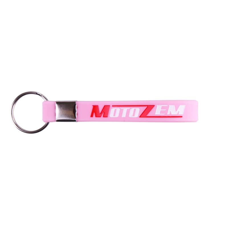 MotoZem nøglering pink
