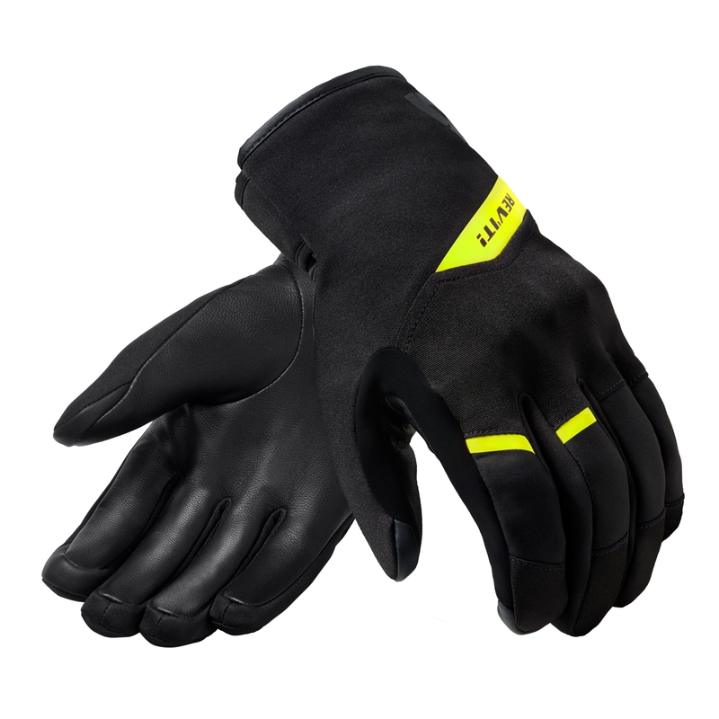 Motorcykelhandsker Revit Grafton H2O sort-fluogul