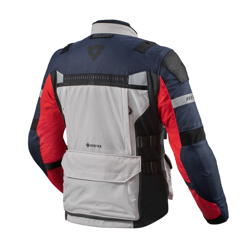 Revit Defender 3 GTX motorcykeljakke rød-blå