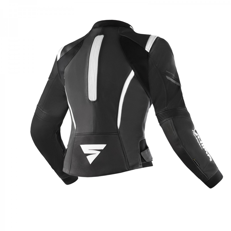 Shima Miura 2.0 sort-hvid motorcykeljakke til kvinder