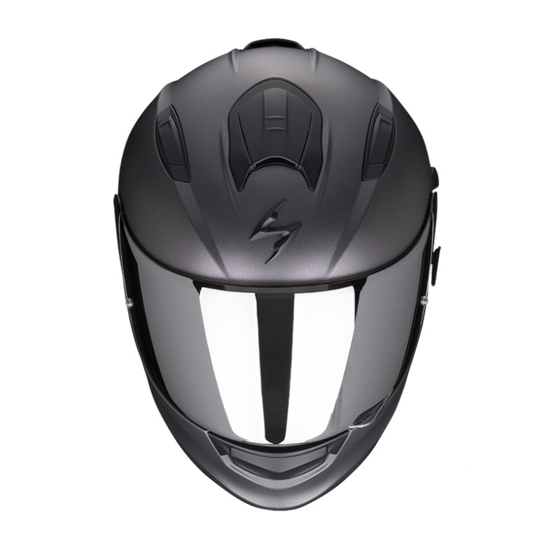 Scorpion Exo-491 Solid helfacade motorcykelhjelm mat antracit