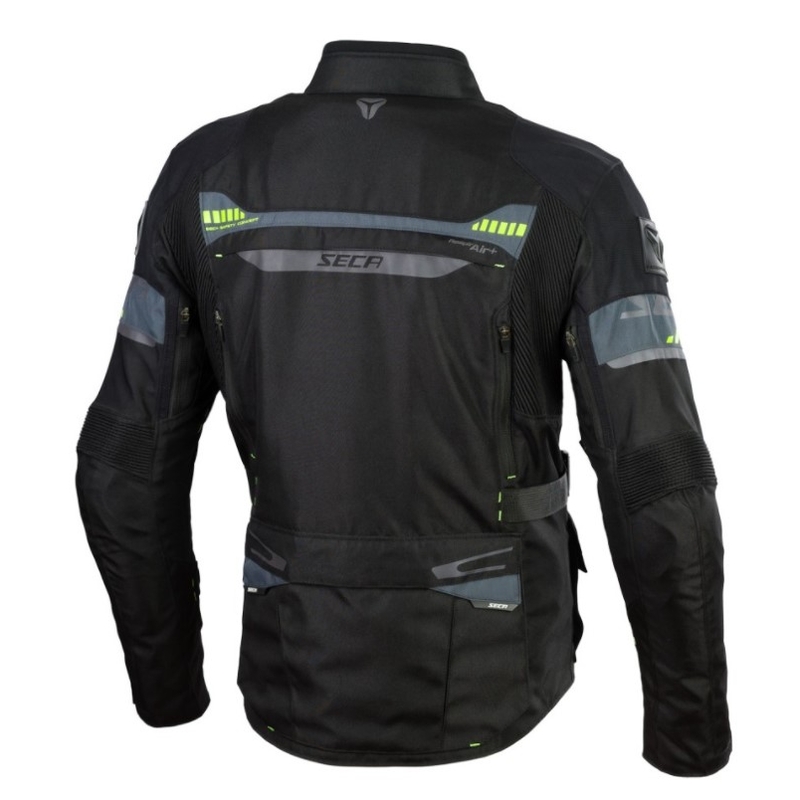 Motorcykeljakke SECA Arrakis II sort udsalg