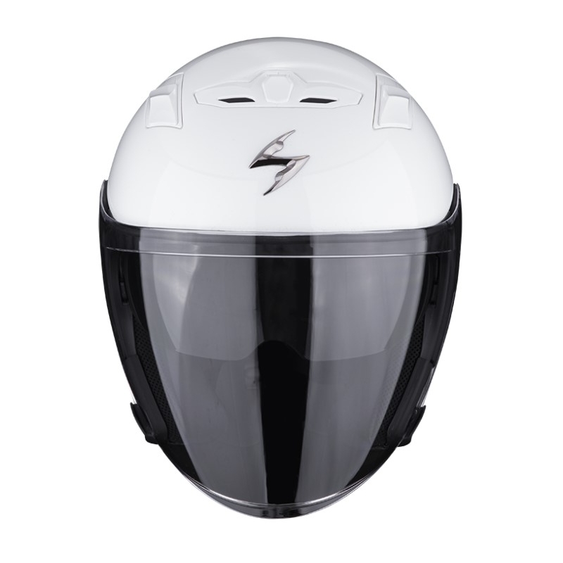 Åben motorcykelhjelm SCORPION EXO-230 Solid hvid