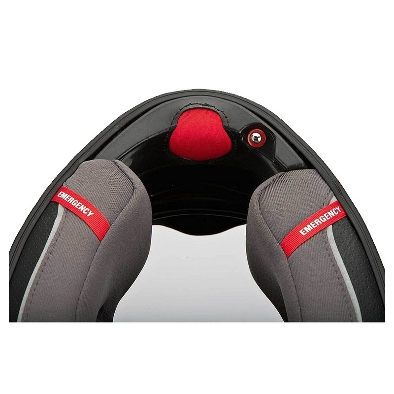 Moto integrální přilba Scorpion EXO-410 Air Antares černo-červená výprodej