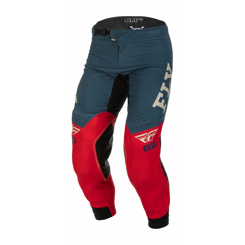 Motokrosové kalhoty FLY Racing Evolution DST 2022 červeno-šedé
