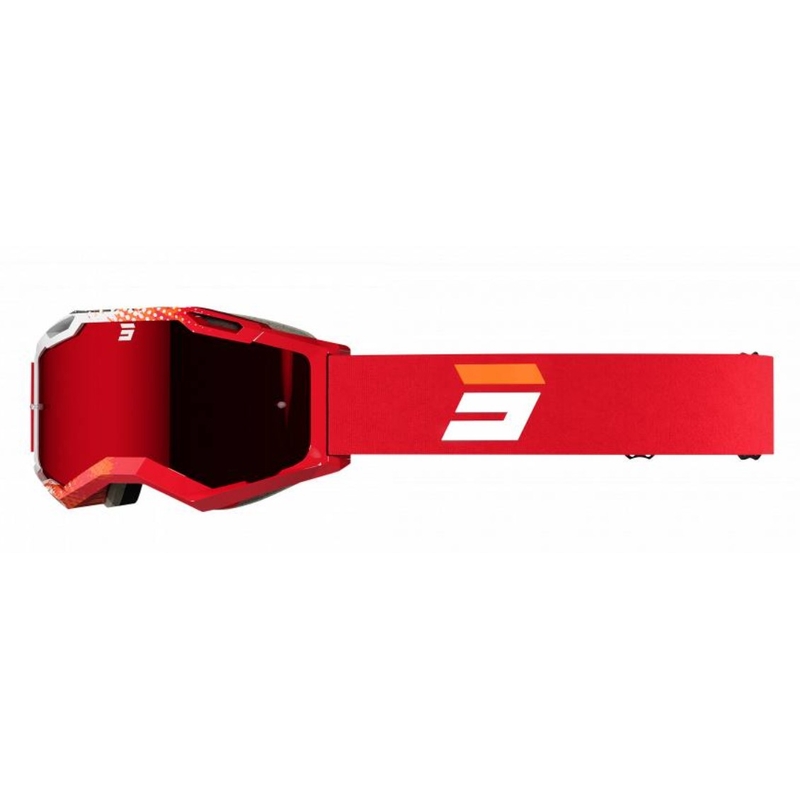 Motocross-briller Shot Iris 2.0 Fusion rød