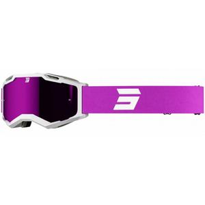 Motocross-briller Shot Iris 2.0 Tech hvid og pink