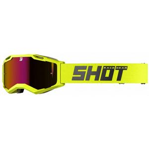 Motocross-briller Shot Iris 2.0 Solid fluogul