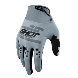 Motocross-handsker Shot Vision grå