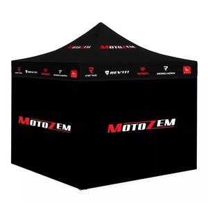 MotoZem Brand racertelt med sidevægge