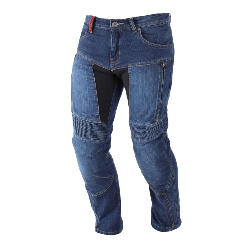 Kevlarové jeansy na motorku Ayrton 505 modré - II. jakost