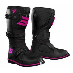 Motorcykelstøvler til børn Shot Race 2 Sort og pink