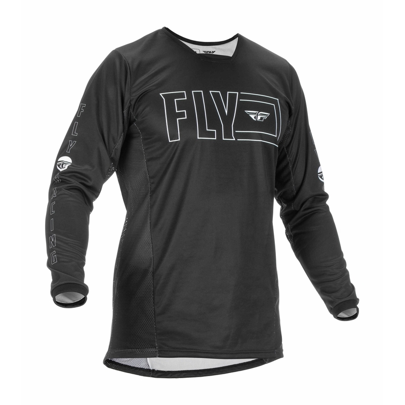 Motokrosový dres FLY Racing Kinetic Fuel 2022 černo-bílý
