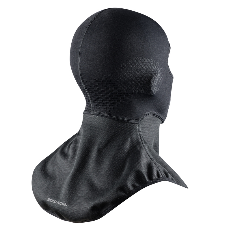 Rebelhorn Therm II Wind Black Termohætte til hjelm