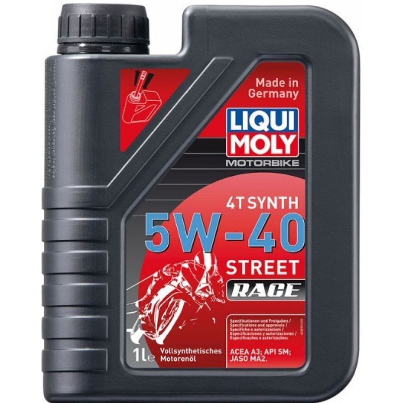 Motorový olej LIQUI MOLY Motorbike 4T Synth 5W40 Race 1 L výprodej