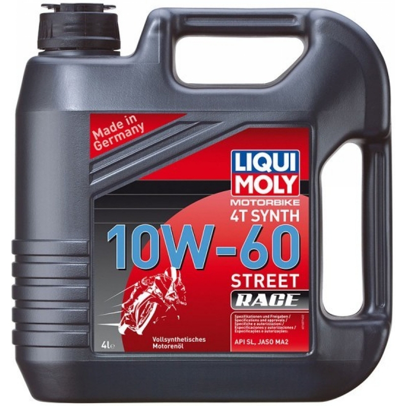 LIQUI MOLY Motorcykel 4T Synth 10W60 Race 4 L