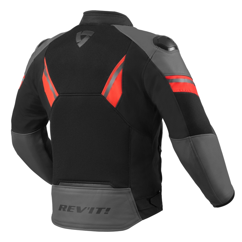 Motorcykeljakke Revit Mantis 2 H2O sort-rød udsalg