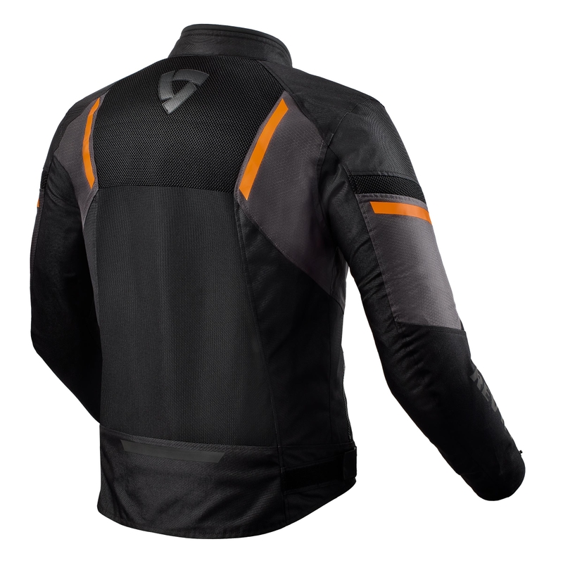 Revit GT-R Air 3 sort-fluo-orange motorcykeljakke