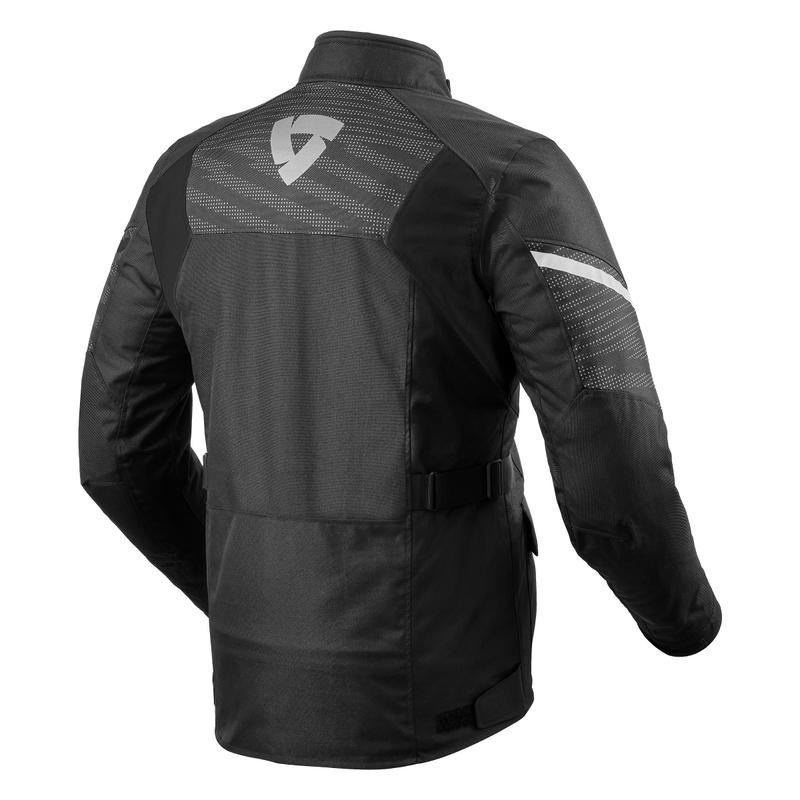 Revit Duke H2O motorcykeljakke sort udsalg