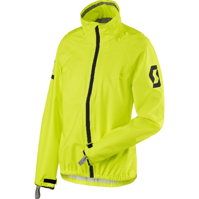 Regnjakke til kvinder SCOTT Ergonomic Pro DP fluogul
