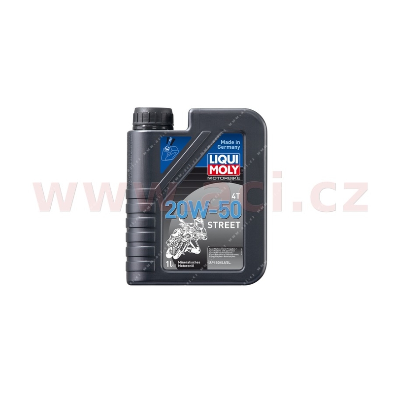 Motorolie LIQUI MOLY Motorcykel 4T 20W50 Gade 1 l