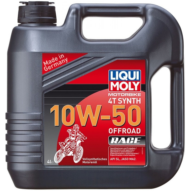 Motorolie LIQUI MOLY Motorcykel 4T Synth 10W50 Offroad Race 4 l