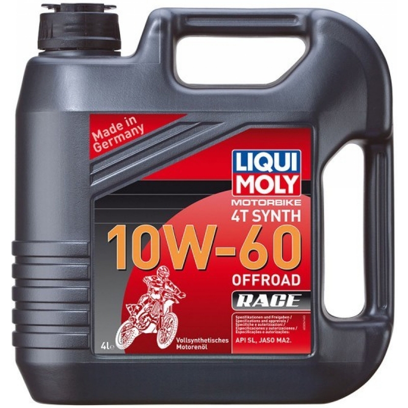 Motorolie LIQUI MOLY Motorcykel 4T Synth 10W60 Offroad Race 4 l