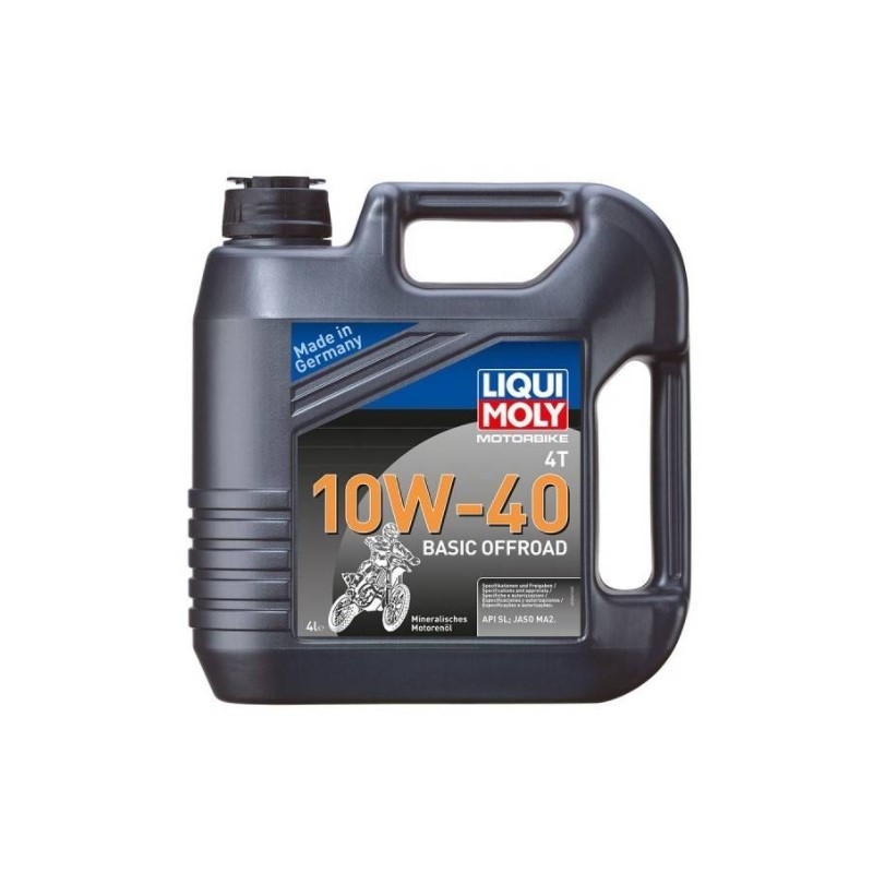 Motorolie LIQUI MOLY Motorcykel 4T 10W40 Basic Offroad 4 l
