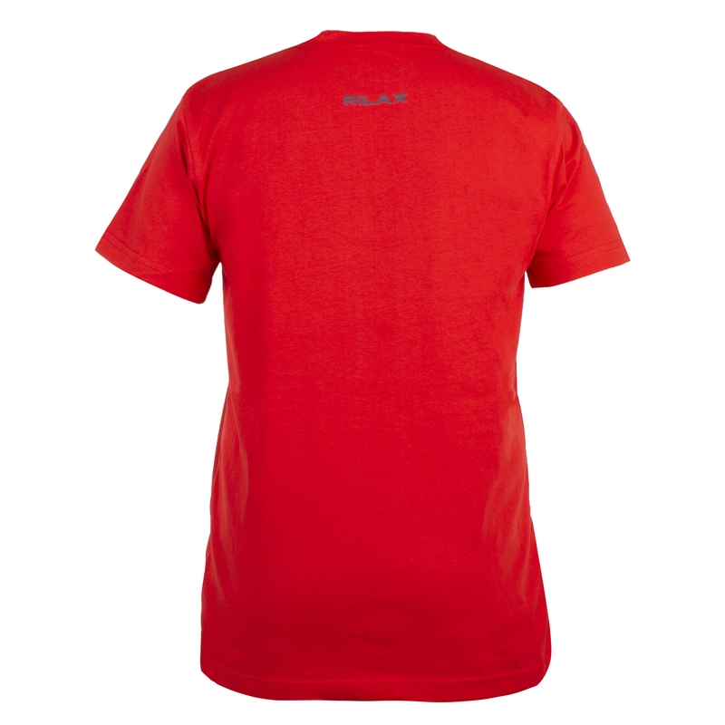 T-shirt til mænd Rilax Morik rød udsalg