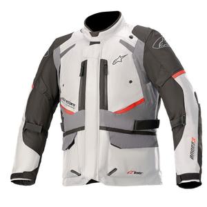 Alpinestars Andes Drystar grå-sort-rød motorcykeljakke