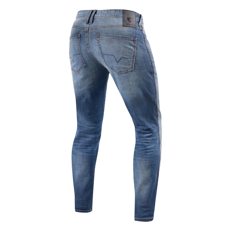 Motorcykeljeans Revit Piston 2 SK blå udsalg