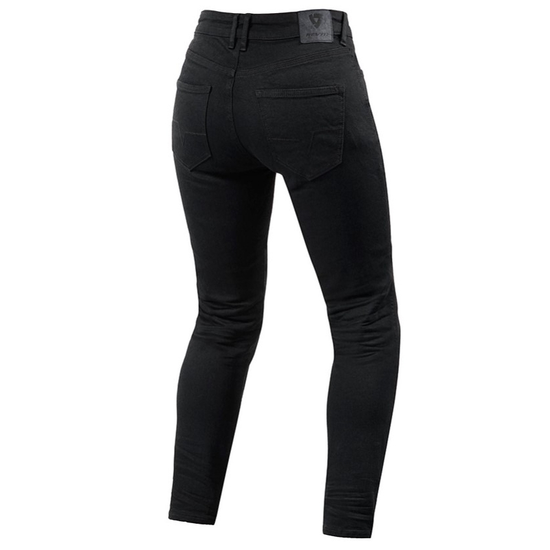 Revit Maple 2 SK Black Cropped Motorcycle Jeans til kvinder udsalg