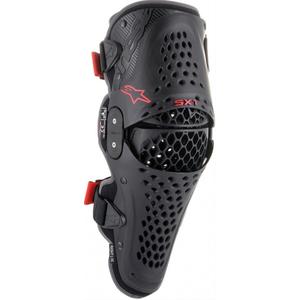 Alpinestars SX-1 V2 knæbeskyttere sort-rød