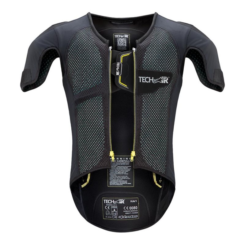 Alpinestars Tech-Air® Race Vest airbagforing sort og gul udsalg